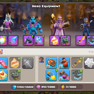 🔥Xp-222🔥 || Th18 || High Epic Equipment || Heroes 95-95-78-75-50 || 6 Builders || Nc 1k Gems || Cheapest Account - Image 6