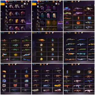 Ff Acc PRIME 7 LVL 77  || BANDIT || 2 MAX GUNS || HIGH VALUE | EVO MAX - Image 6
