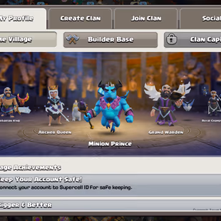 RARE-US LOCAL / 33K GEMS | TH16 MAX BASE | 50X SKINS/15X SCENERIES | GLOBAL RANK | HERO-95-95-80-70-45 | 238-XP | BEST - Image 5