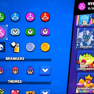 STAR BUSTER SHELLY SKIN - 81 Brawlers - 38 Hypercharged - 63 TOTAL MAX - 71000 Trophies - 300 Skins - Mythic Skins - Image 7