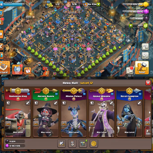 [F1] 💙 RAREST COSMIC SET | SCENERY MISSING 💙 6X HEROES MAX | 10 EPIX MAX | TH-18 MAX DEFENCE | NEW HERO 21 | FREE NC  - Image 1