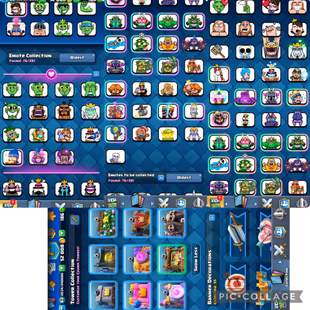 10K Trophies|KT 15|Level 63|15 Evolutions| 1 Hero Card|3 Max Cards|17 Elite Cards|Level 14 Cards 47x|76 Emotes - Image 3