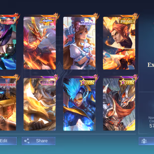 PL195|Lvl 37|EXALTED CC 5|294 SKIN|60 HIGH WR|MIYA LEGEND|MOSKOV ALLSTAR INFERNAL|YU ZHONG PRIME|FLORYN SANRIO|ROGER TR - Image 1