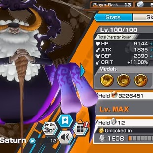 [4107][IOS+ANDROID] 7 EX META MAX - Blackbeard + Whitebeard + Saturn + Kuzan + Zephyr + Kid Law + Roger, Solo Fresh - Image 3