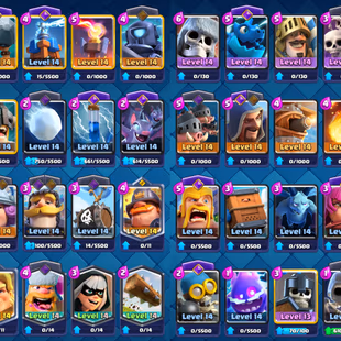 KT 15 ! 22 Evolution ! King Tower Level 15 ! 61 Exp ! 2 Max card ! 9 Level 15 ! 46 Level 14 ! 14 Towerskins ! Nc Free - Image 5