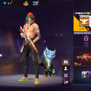 X232|Lvl 56|4 PET|28 CHARACTER|31 BUNDLE SET|100 COSTUME|29 VEHICLE|111 WEAPON(1 EVO+13 MYTHIC)|MAJESTIC WOODPECKER LVL  - Image 2