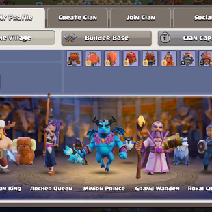 TH 16 MAX | 🌟HEROES 95-95-80-70-45| 🌟FREE NAME CHANGE| MAX FB RS | GG MM AF LEVEL 20 - Image 6