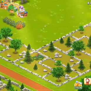 LEVEL 157 [] DIAMONDS 1038 [] BARN 10050 [] SILO 7300 [] VOUCHERS  [] COINS 8.3 M [] MAINLAND UNLOCKED - Image 5