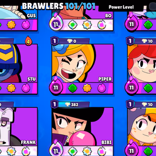 METEOR 3 | 98K TROPHY- 450X SKINS | OLD PIPER SKINS | 101/101 BRAWLER | 98X MAX | 88X HYPER | 3v3 WINS | 847-PINS | - Image 7