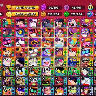 ⭐402 SKINS⭐71.000 TROPHIES | 101 BRAWLERS | 63 HYPERCHARGE | 65 MAX | 30 PRESTIGE | 22 BUFFIES - Image 4