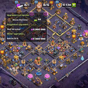 HIGH XP 272 | TH18 FULL MAX | MAX TROOPS | 10 EPIC MAXED | 331 MEDALS | MAX BUILDER BASE | HELPER HUT MAXED - Image 1