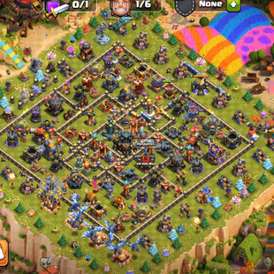 TH17 NEAR MAX |🔥2 HEROES MAX |🔥RARE 4 SIDE DECORATION | EPIC GG MAX FA MAX | 4K PLUS GEMS HAVE | NC 500 GEMS - Image 1