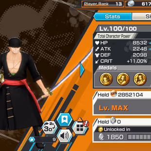 BR650-IOS+Android-5 Ex(Saturn+Kizaru+Zoro+Roger)+2.054 Frag+Good Medal+Egg Luffy Max+Egg Sanji Max+Rayleigh Max+Jimbei  - Image 4