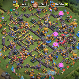 XP-279!! TH18 MAX-BASE!! 11X GG/MAX SB/MAX SnB/MAX MM/MAX AF/MAX DC/MAX MS/MAX FB/MAX HT/MAX RS/MAX EB/MAX!5X MAX HEROES - Image 1