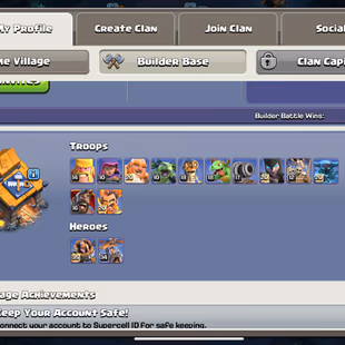 🔥Rare Germany Local🔥 || Th17 || High Epic Equipment || Heroes 73-83-63-70-45 || 6 Builders || NC 1k Gems || Cheapest - Image 7