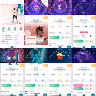 1956 Level 72 Eternatus Shiny Cobalion BG Shiny Dialga Origin Roar of Time Shiny: shadow Entei, shadow Lugia, Ho-Oh - Image 1