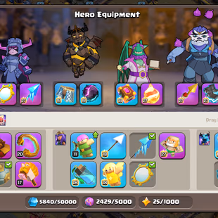 🔥RAREST MASH A RAMA FULL SET🔥| 6 HERO MAX [TH18 MAX] DEF MAX | GUARDIANS MAX | EPIC HIGH | 3x RARE MAP | RENAME AVAIL - Image 7