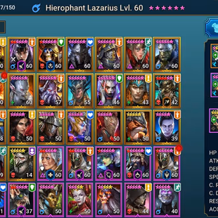 All Platform: LV68 - Power 2.27M - 1 Mythic (Lazarius) - 12 Champions LV 60 -  30 Legend - 5 Void - Image 2