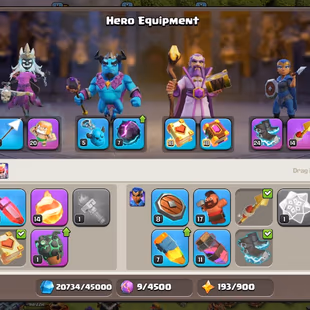 TH11 FULL MAX || FULL MAX BUILDER BASE || STACKED MAGIC ITEMS || NAME CHANGE 1K || OP ACCOUNT || INSTANT DELIVERY  - Image 5