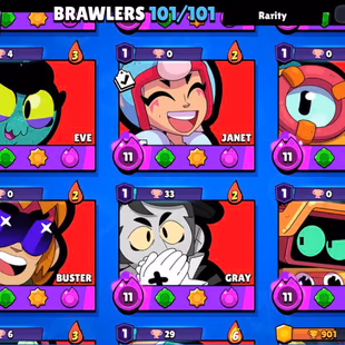 95.5K TROPHIES-94 MAX BRAWLERS-101 BRAWLERS -83 HYPERCHARGED-464 SKINS-Virus 8 BIT-MANY LEGENDARY SKIN - Image 6