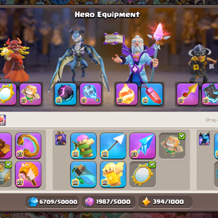 💜16/16 EPIC MAXED💜[TH18] LEAGUE SKINS FULL SET WITH MAP || GLOBAL 102 RANK || 5 HERO MAX || ALL TROPS MAX || 12x MAP  - Image 6