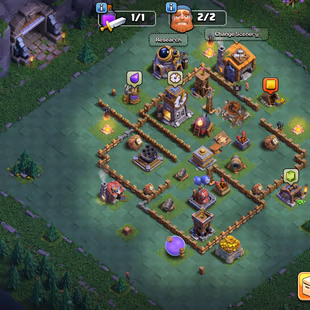 🌲[ PREMIUM TH-17 ]🌲 E.BOOT [MAX] - FIREBALL [15] - R.SPEAR [14] || QUEEN: 70 || RC: 45 || MANY LVL 15 WALLS || BEST  - Image 7