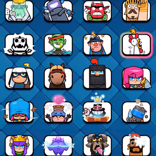 ❗[ 45X CARDS MAX ]❗EVOLVED: 19 || LVL 16 : 3 || ELITE : 13 || LVL 14 : 29 || EMOTES: 123 || LVL: 62 || TROPHY: 10000 - Image 8