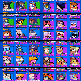 91k TROPHIES | RAREST STAR SHELLY | 42 BUFFIES | 100 MAX POWER BRAWLER | 98 HYPERCHARGE | 330 SKIN | RENAME FREE | - Image 4