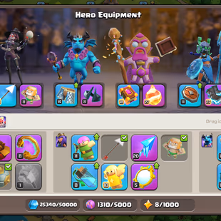 PREMIUM TH-18 DEFENCE MAX || 77-84-54-63-45-3 MAX HEROS LVL || 13x EPICS 4-EPICS MAX S-BALL! F-BALL! R-SPEAR! E.BOOT K- - Image 7