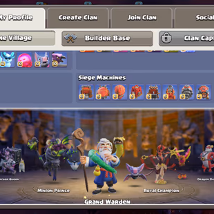 TH18 MAX 45X SKINS 11X SCENERY! COSMIC SCENERY! NC-500 HERO! 105-105-95-80-55-25! EQUIPMENT 30X MAX! BUILDER HUT MAX ALL - Image 6