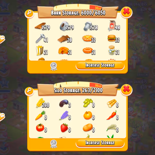 🔥6050 BARN STORAGE LEVEL 81🔥6000 BARN FILLED | SILO 263:2100 | 839 DIAMOND | 6.6 MILLON COINS | CHECK PHOTOS | INSTANT - Image 2