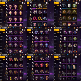  Rare Free Fire Account 🔥 Techno Emote 🔥 Bomb Emote  | OG Skins & Items - Image 3