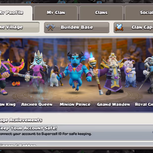 🔥TH17 MAX FULL BASE🔥HEROES 105-105-95-80-55!! DARK DAYS SCENERY!! 224-XP NC-500 GEMS!! SKIN HEROES! FULL MAX BASE - Image 5