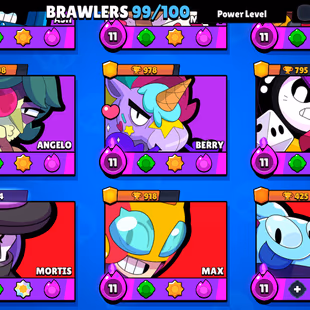 🔥55K TROPHY!!49 MAXED-46 HYPERCHARGED BRAWLERS!!FREE NC!!321 GOLD SKINS WITH 2 GOLD!!BEST DEAL!! INSTANT DELIVERY  - Image 8