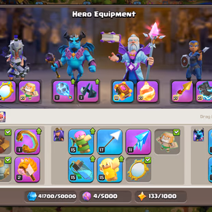 🔥21025 Gems🔥 || Th18 || All 15 Epic Equipment || Heroes 85-86-43-60-30 || 1117 Cwl Medals || Nc 500 Gems || 6 Buulders - Image 4