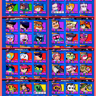 🔥 62K TROPHIES  SOLAR FAME 2  MYTHIC  WITH 196 XP LEVEL  | 320 OP SKINS  |  45 HYPERCHARGED  | 54 MAX 🔥SHERIF SHELLY   - Image 3