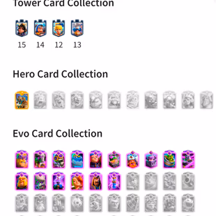 23200-GEM! 1 HEROES! XP-67! 16 EVO 39 15LVL 97 14LVL |! NC FREE |! RARE EMOTE 166 EMOTE COLL |! 16 TOWER SKIN - Image 4
