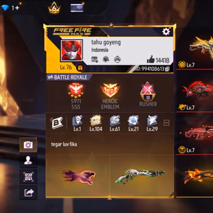 V101|LVL76|605COSTUME(1LEGENDARYOUTFIT68MYTHIC)|639WEAPON(7EVO(6EVOMAX)132MYTHIC)|MEGALODONALPHA-SCARLVLMAX|INFERNALDR - Image 2