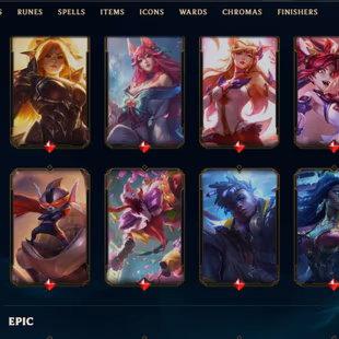 SEVER [ LAN ] -399 LVL  - UNRANK - 399 SKINS - FULL CHAMP [ 15600 BE -102  RP ] - FULL ACCESS  - Image 5