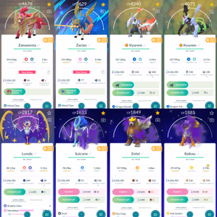P 2.060 Level 70 Super Articuno Galar GmaxCharizard LugiaClone Shadow Moltres Eternatus EvoNecozma 102 Shiny And Legenda - Image 3