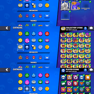 🏆88K TROPHY|💪56 MAX|44 HYPER|60 GEM|18K MAX POWER POINT|470 TOTAL SKIN|21 LEGENDARY OLD BRAWL PASS SKINS|211 EPIC SKIN - Image 6