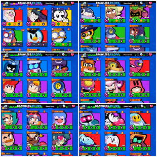  50K TROPHY | 39 MAX [ 35 HYPERCHARGED ] | 202 RARE SKINS | 28 MAX RANK BRAWLERS | 23 TITLES | FULL ACCESS  - Image 4