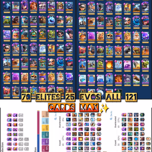 [TOP RARE 71XP 300 EMOTES ] ALL 121 MAX 70 ELITES 28 EVOS CARD TROPHY 15K RANKED UC GHOST KT15 ARENA25 RENAME GEMS7K - Image 2