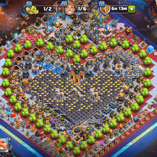 TH18 NEAR MAX 🌟 RARE WWE SET 🌟SAMURAI SET | RANK 1083 AND 2636 | 14/15 EPIC EQUIPMENT MAX | BUILDER HALL MAX | INSTANT - Image 3