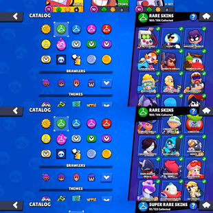 🔥80K TROPHY|🌟50 MAX|42 HYPER|103 GEMS|7 OLD RARE SKINS|100 RARE SKINS|111 EPIC SKINS|580 RARE PIN|FROST QUEEN|JOCK STU - Image 3