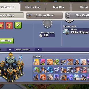TH17 NEAR MAX || XP 193 || HEROES 95-96-81-70-45 || GOOD EPIC EQUIPMENTS || INSTANT DELIVERY  - Image 3