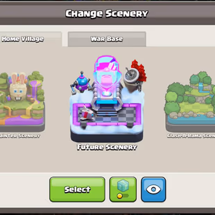 🔥5x Sceneries🔥 || Xp-266 || Th18 || 10k Gems || High Epic Equipment || Heroes 100-102-76-75-50 | 6 Builders | 1913 Cwl - Image 8