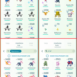 🎯3 SHINY ZAPDOS BG 👹| LVL 35 | 71 LEGENDARY | 12 SHINY | SHINY DIALGA  PALKIA | 43 LOCATION BG | GIGANTAMAX 8 - Image 5