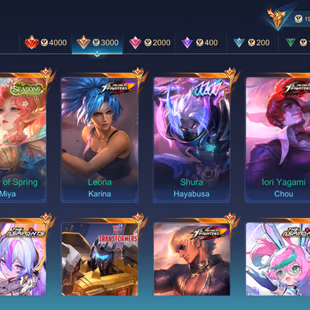 EX IMOEMBLEM MAX HERO MAX SKIN 492 1 LEGEND 5 CC KOF KARINA GUSION CHOU GUIN DYROTH ASPIRANT VEXANA CHANGE NARUTO SAKUKE - Image 5