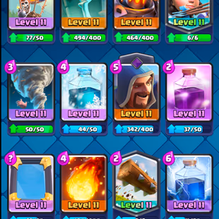 9 YEARS BADGE | 5500 TROPHIES | 39 LVL | KT 13 | 106 CARDS | 1 MAX CARDS | EMOTE 21 | L8PGLLCL - TAG ACCOUNT - Image 8